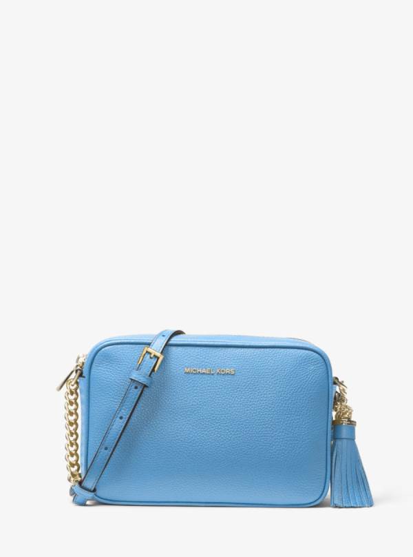 Damske Crossbody Kabelka Michael Kors Ginny Leather Námornícka Modrá - Kabelky Michael Kors Levně | OEDIW-1752